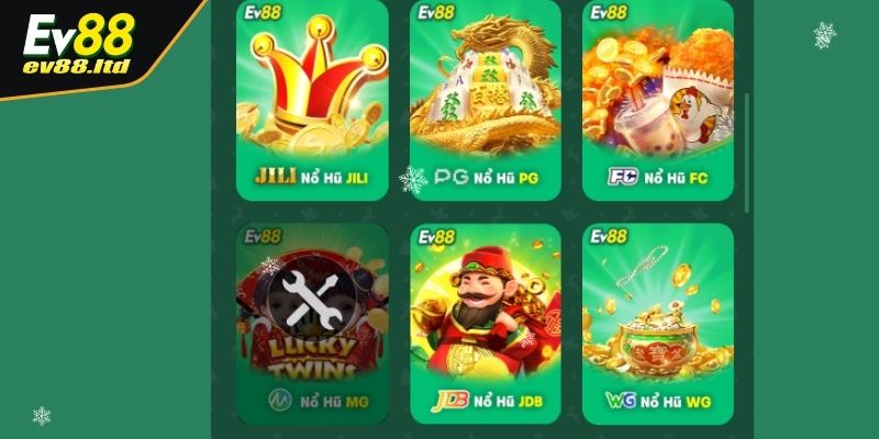 Sảnh chơi PG nổ hũ và những điểm hấp dẫn tại EV88